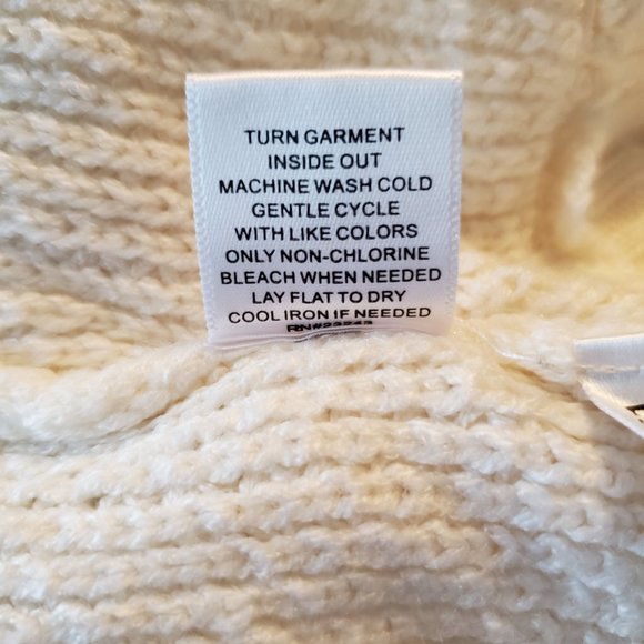 New York and Company SoHo jeans cream colored cardigan - Picture 6 of 6